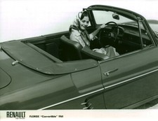 Photo de presse ancienne voiture automobile Renault Floride convertible 1961