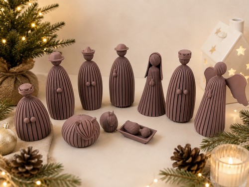 Crèche noël lot figurines - lot, 10