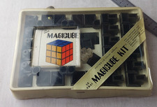 Ancien jeu puzzle, Rubik's Cube à monter, Magicube, vintage, scellé