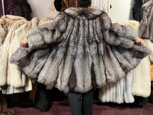 Manteau fourrure renard - manteau,