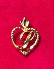 14KT Plaqué Or Lettre L