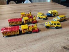 Lot 9 voitures Majorette / Cirque Pinder / Années 90