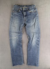 Jean Baggy Relaxed Vintage 90s Levi's 501 W33 L36 Bleu Stonewash Streetwear Skat