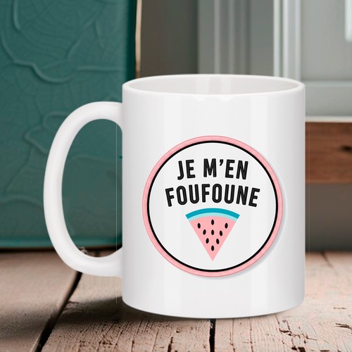 Mug drôle féministe m - drôle, m'en