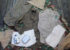 Lot uniformes FRANCE Indochine Algérie 4ème tirailleurs marocain TAP para casque