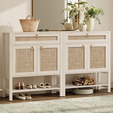 Rattan sideboard buffet - sideboard,
