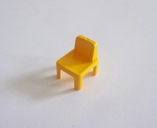 PLAYMOBIL (R474) ECOLE - Chaise Jaune Foncé d'Ecolier Pupitre Chambre Enfants