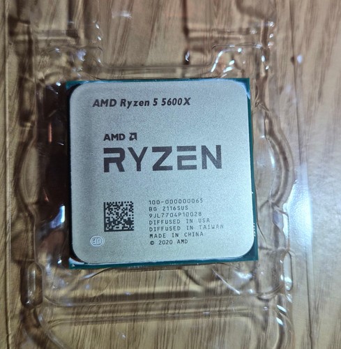 Cpu amd ryzen 5600x - 5, +