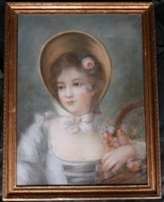 Portrait jeune femme au - de,