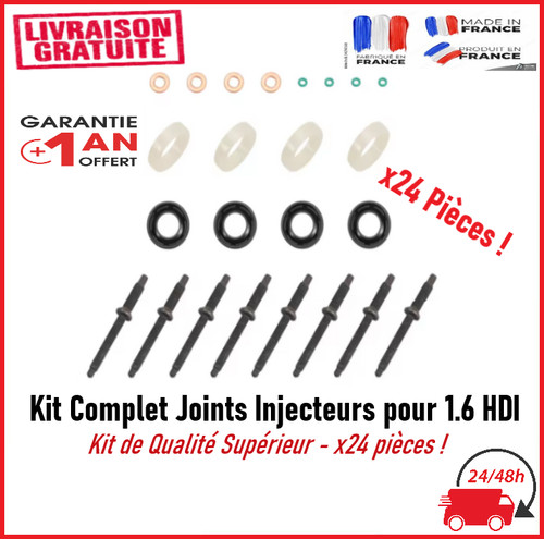 Kit joints injecteurs 6 - joints,