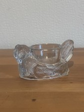 Coquetier ancien en verre