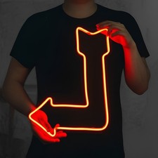 Flèche de flexion style néon