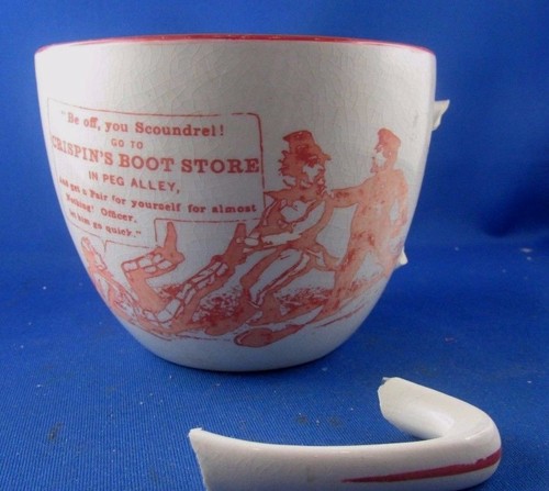 Ancien bol tasse moustache - ancien,