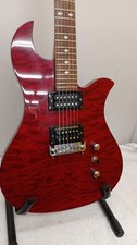 Guitare électrique (B.C.Rich) EAGLE modèle 360JE Seethrough Red utilisée du J...