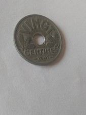 Tres Rare 20 Centimes Zinc