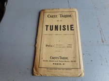Carte Taride de la Tunisie