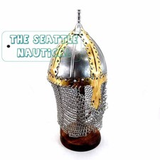 Casque viking avec aventail en