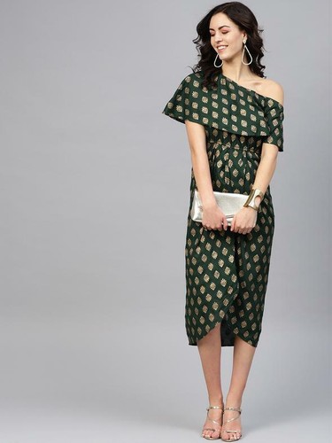 Robe indienne enveloppante - , à