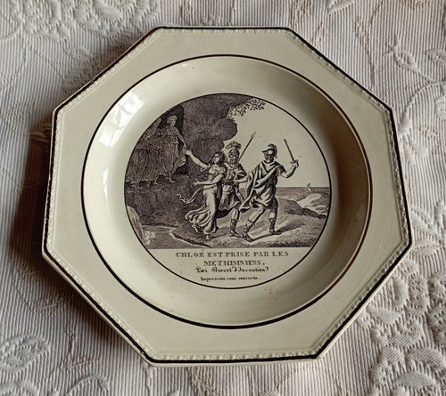 Assiette octogonale