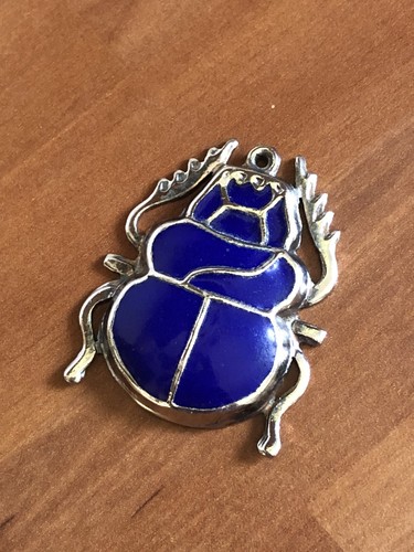 Pendentif ancien scarabée - pendentif,