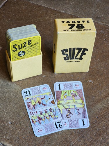 Suze jeu tarot publicitaire - suze,