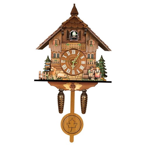 Antique bois coucou horloge - antique,