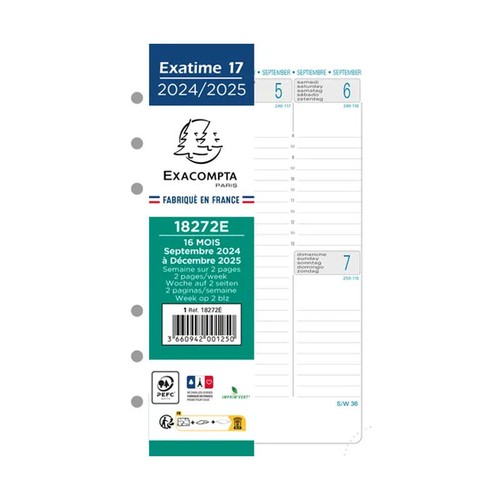Recharge pour agenda exatime - -,