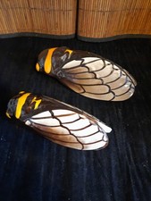 Lot de 2 cigales en céramique