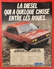 Publicité de presse : Automobile FIAT 131 DIESEL 2500 1981