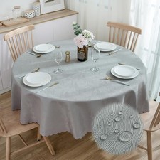 Nappe jacquard ronde 200cm - nappe,