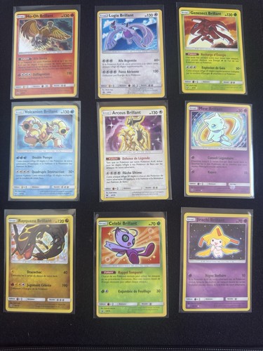 Lot cartes pokémon brillantes - lot,