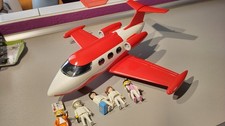 UU LOT PLAYMOBIL AVION SECOURS SANITAIRE AMBULANCE SAPEUR POMPIER SAMU DOCTEUR