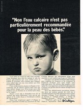 PUBLICITE ADVERTISING  1965   CULLIGAN  traitement adoucisseur d'eau