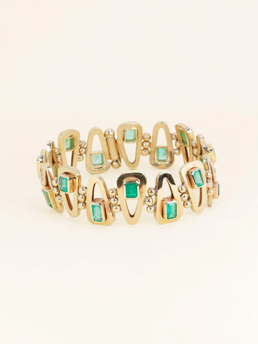Bracelet vintage jaune - vintage,