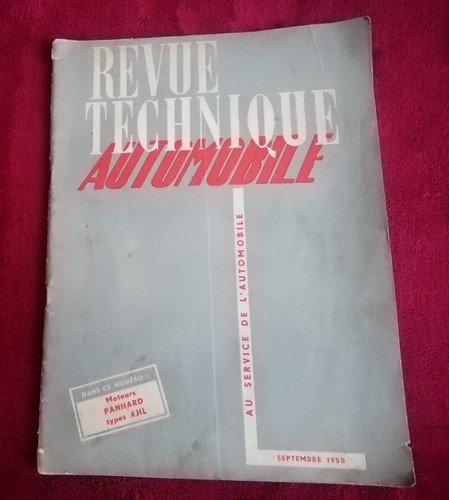 Ancienne revue technique - revue,