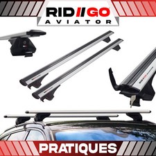 Alu Blanc Barres de toit pour