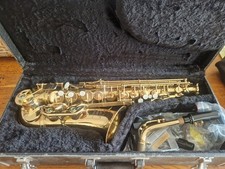 SAXOPHONE BOSTON SUPERVISED BY FRENCH TECHNICIANS INSTRUMENT CUIVRE USA