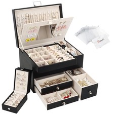 Boîte à Bijoux en Cuir