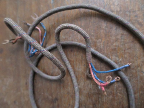 Fils pour téléphone - fils, ancien