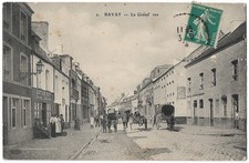FR59 BAVAY Grand Rue estaminet charette cheval RARE