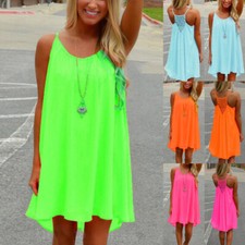 Robe De Plage Glissant Robe De Robe Robe De Soleil Mini-Robe Robe Froide /