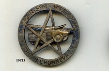 Insigne , 1 Pel.  1 /  2  Rgt. de Spahis Marocains - Extrême- Orient.