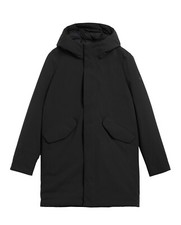 Elvine Parka Homme Lourde à Capuche Fixé HJALMAR Shelter Black 100% Nylon