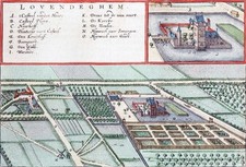 Reproduction plan ancien de Lovendegem 1649