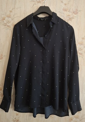 Mango chemisier femme - m, bleu