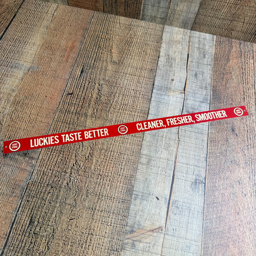 Lucky strike metal sign - strike,