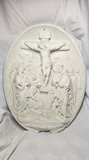 Superbe plaque murale ovale - , en