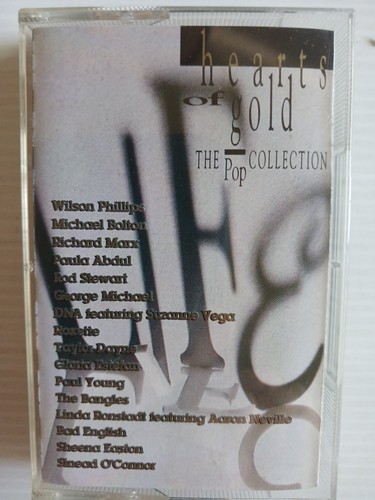 Cassette audio hearts gold - of,