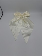 Grand Noeud Satin Blanc Ivoire