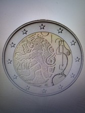 PIECE 2€ COMEMORATIVE FINLANDE 2010 NEUVE UNC 150 ans monnaie finlandaise